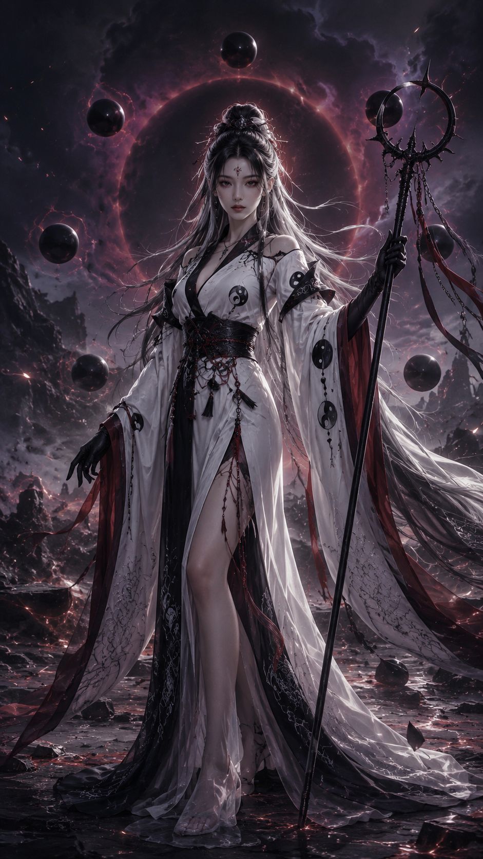 Chinese Beauty Naruto Six Paths Madara Hanfu