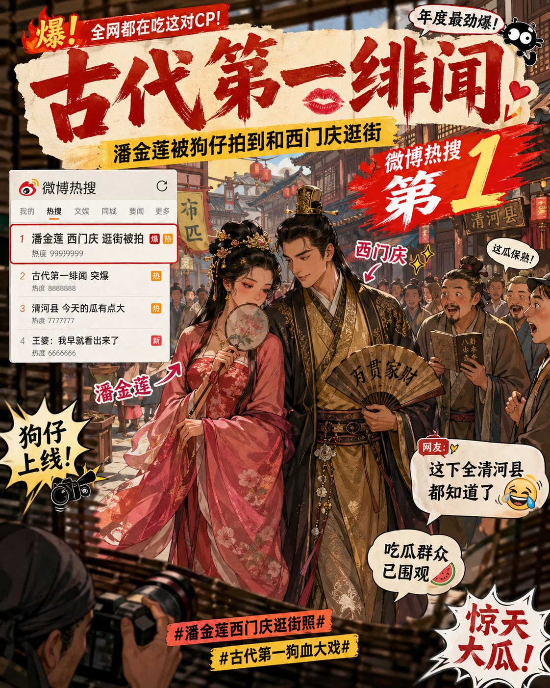 Pan Jinlian Ximen Qing Scandal Paparazzi