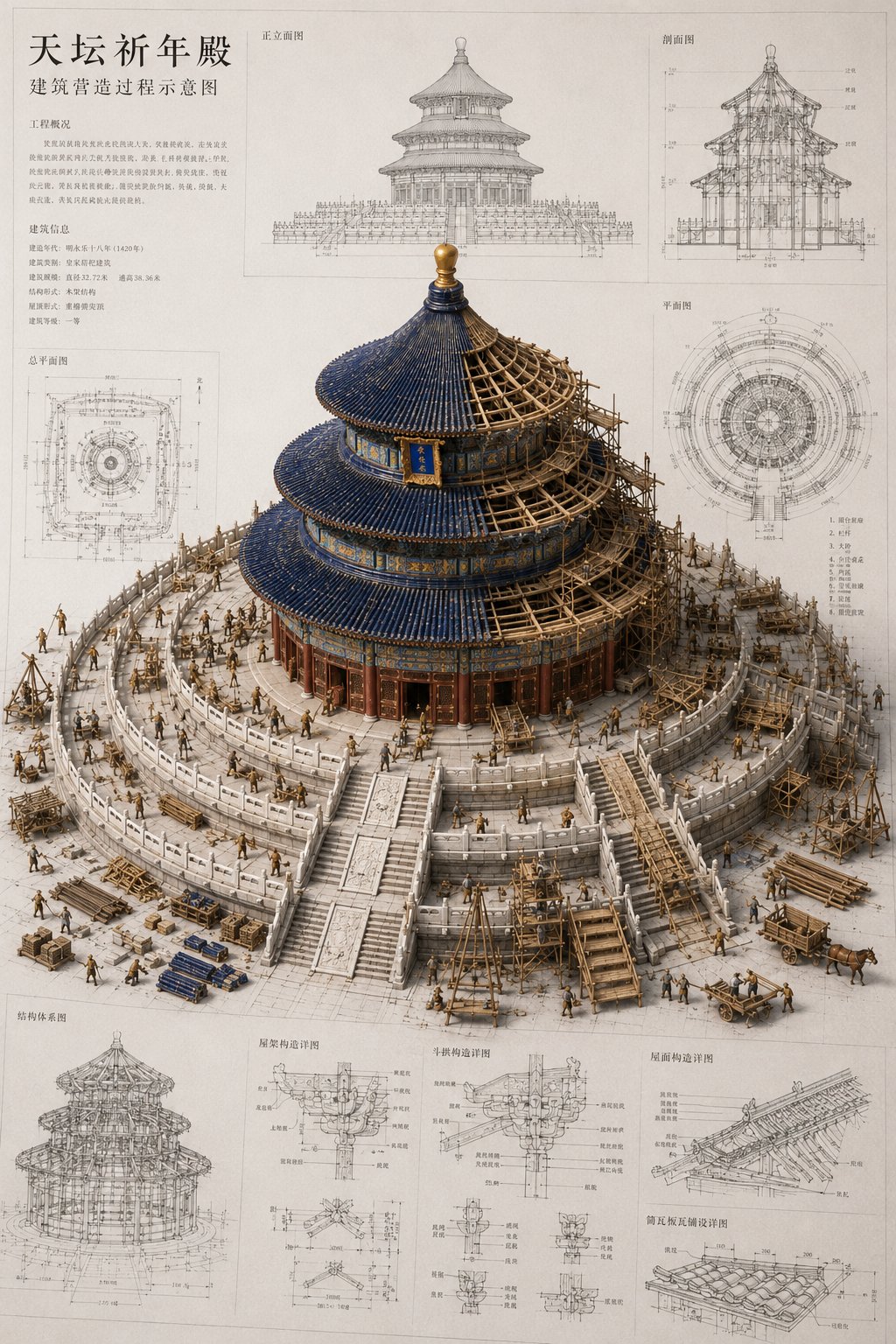 Architectural Miniature Blueprint