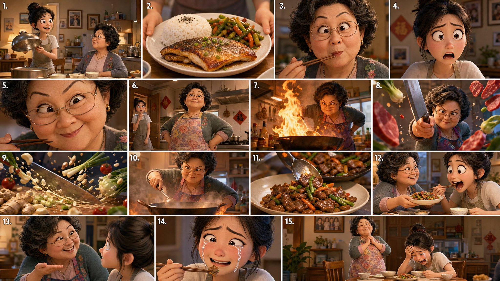 Mother Daughter Cooking Comedy Short