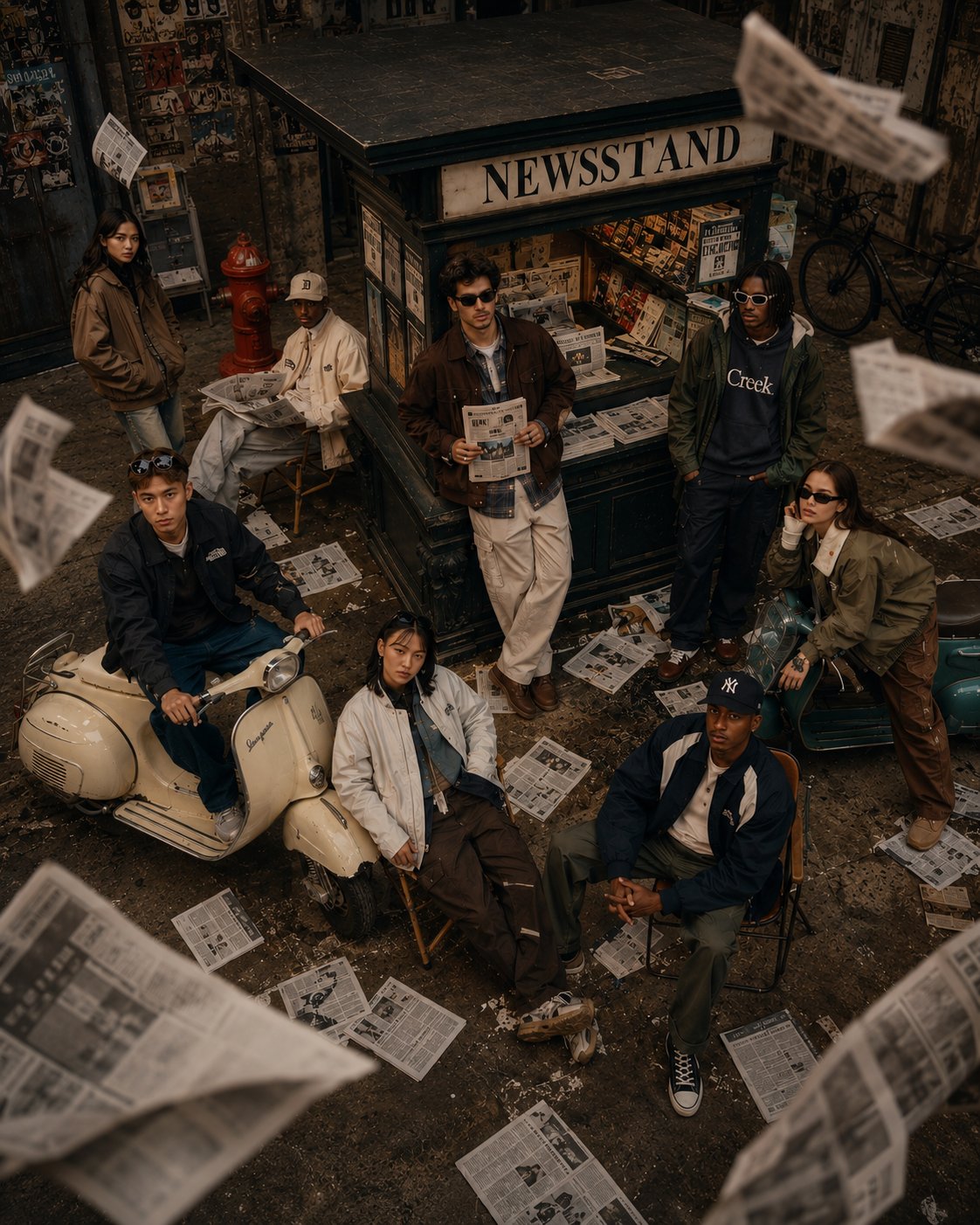 90s Newsstand Fashion Editorial