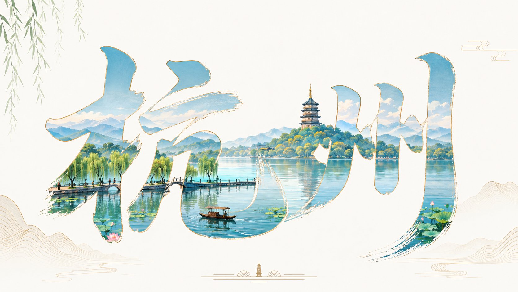 New Chinese City Mask Poster