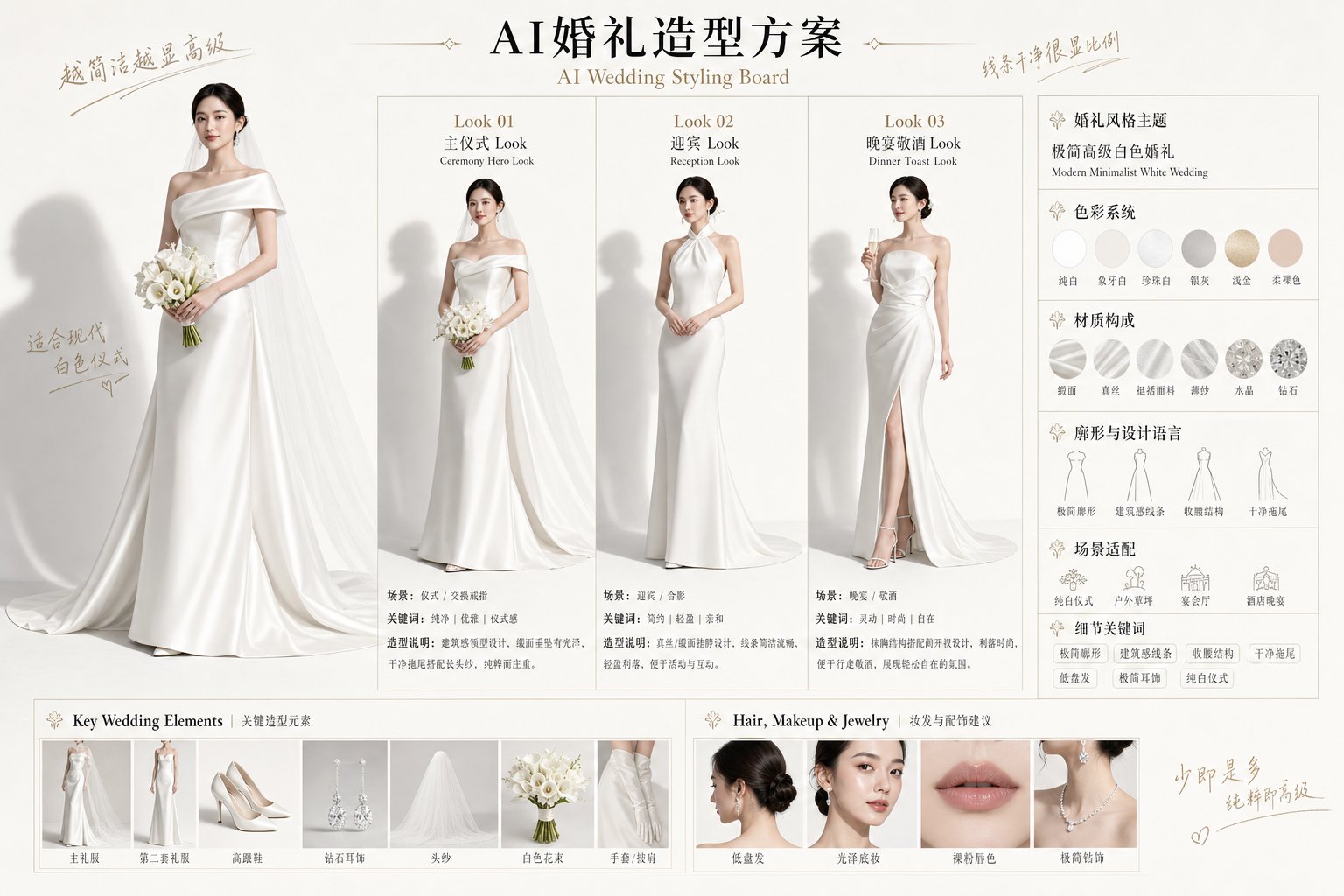 AI Wedding Styling Board