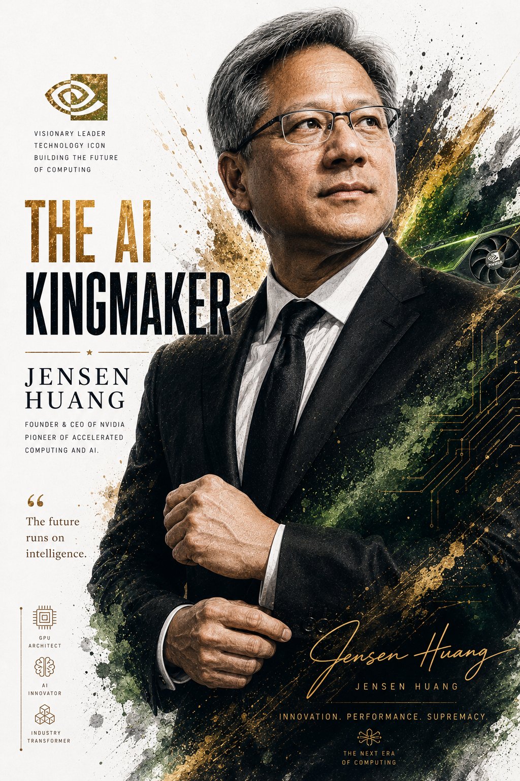 Luxury Business Leader Ink Portrait
