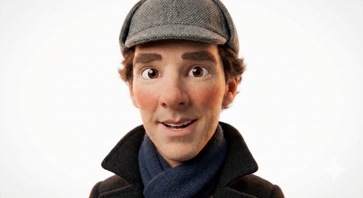 Pixar Style 3d Claymation Character