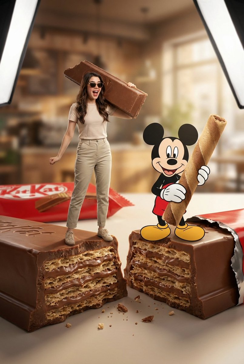 Giant Kitkat Mickey Adventure