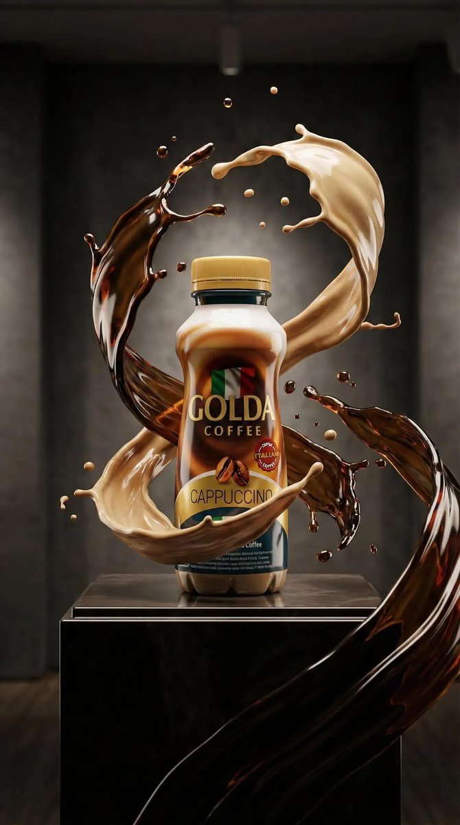 Luxury Coffee Ad Fire Ice
