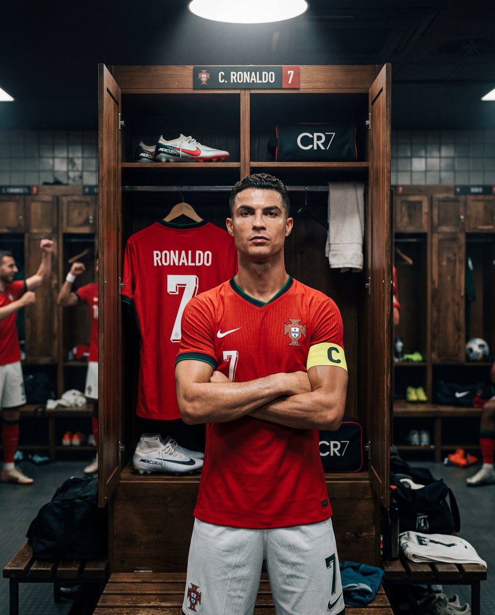 Portugal Superstar Cr7 Confident Portrait