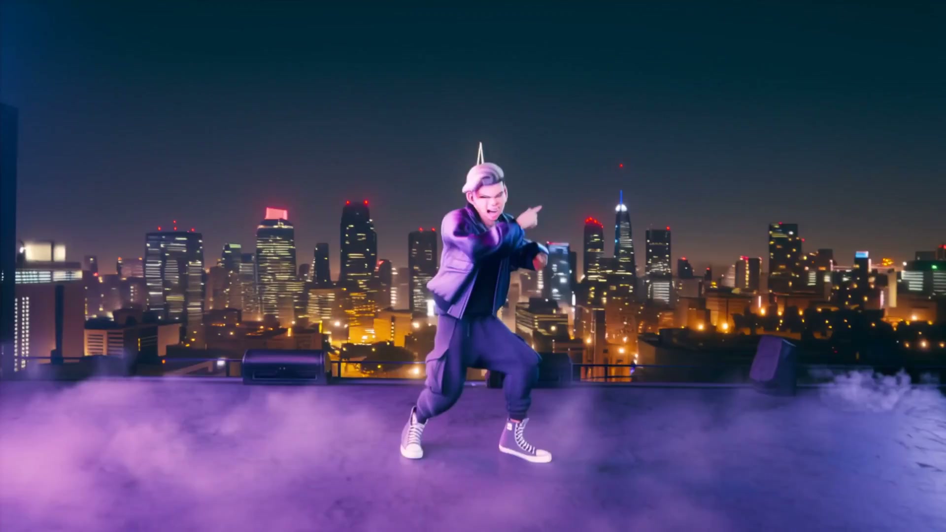 Neon K Hip Hop Rooftop Stage