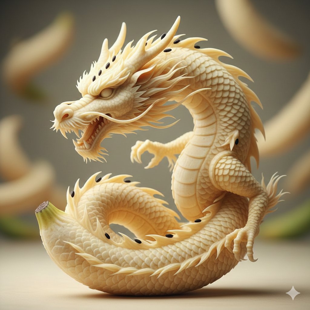 Stunning Hyper Realistic Banana Carving