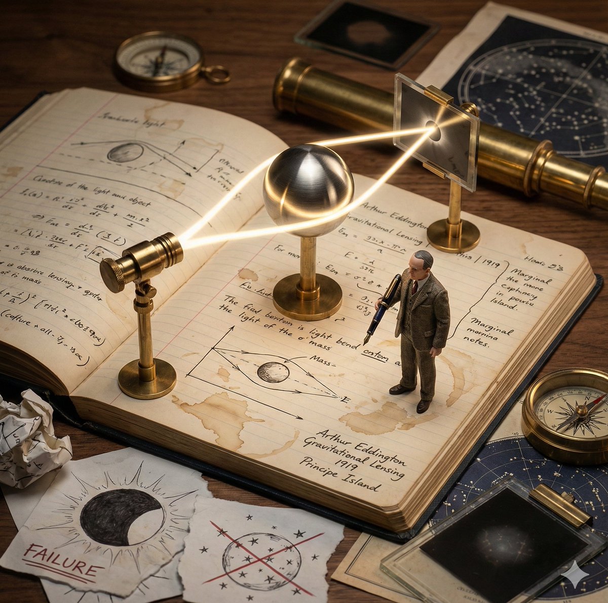 Vintage Brass Science Macro