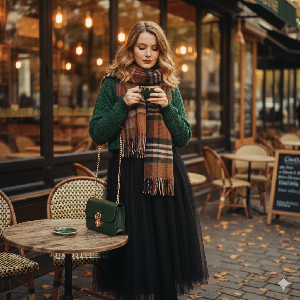 Autumn Cafe Vintage Elegance