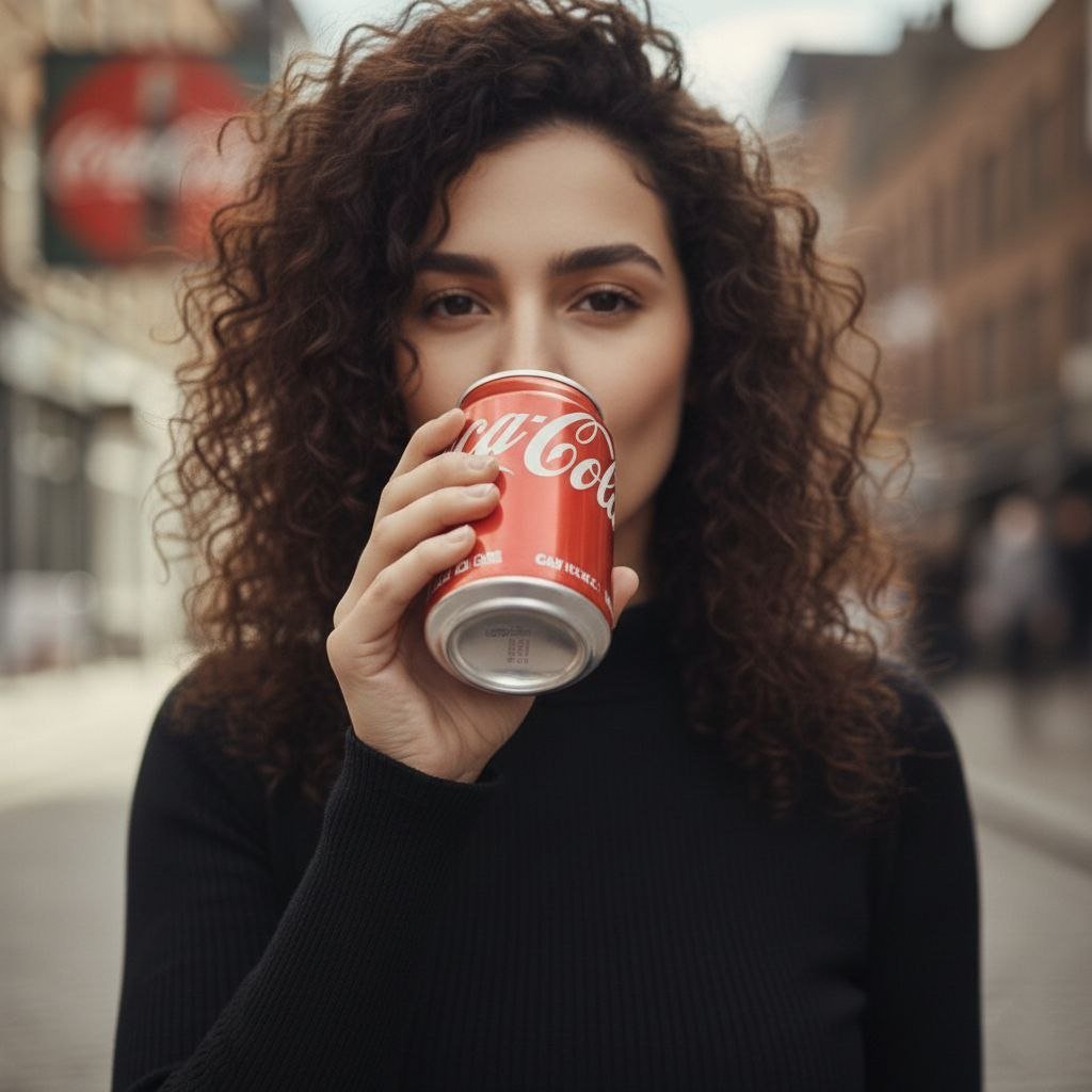 Urban Street Red Soda Fashion Cinematic
