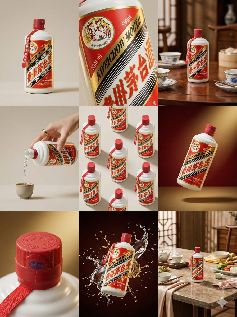 High-End Moutai Storyboard Grid