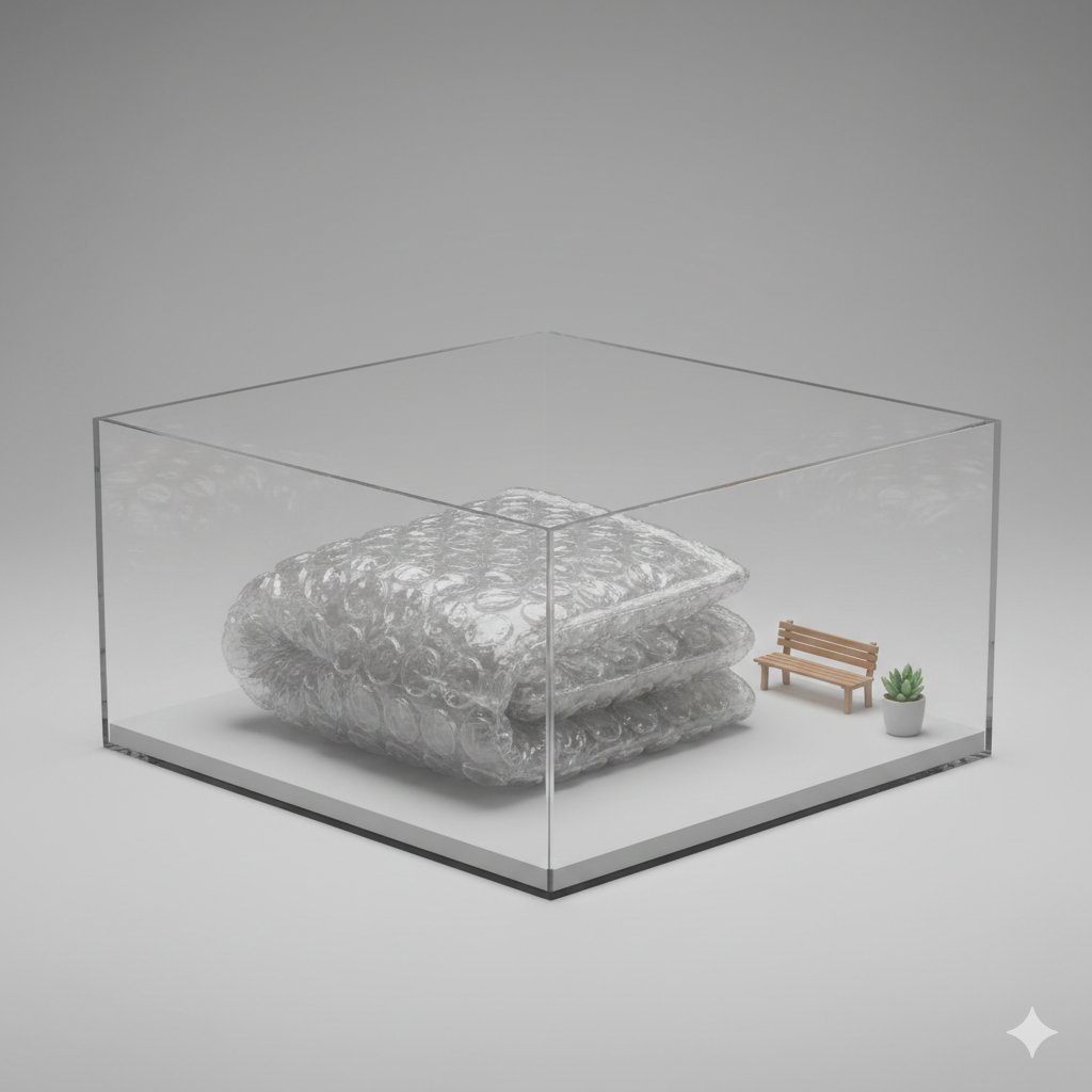 3d Miniature Transparent Bubble Phone