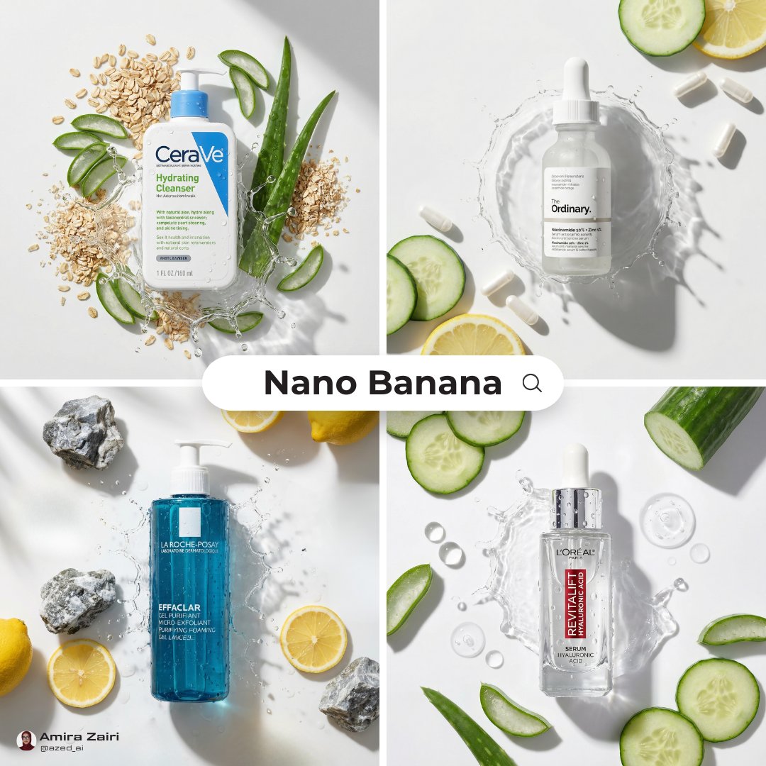 High End Skincare Flat Lay