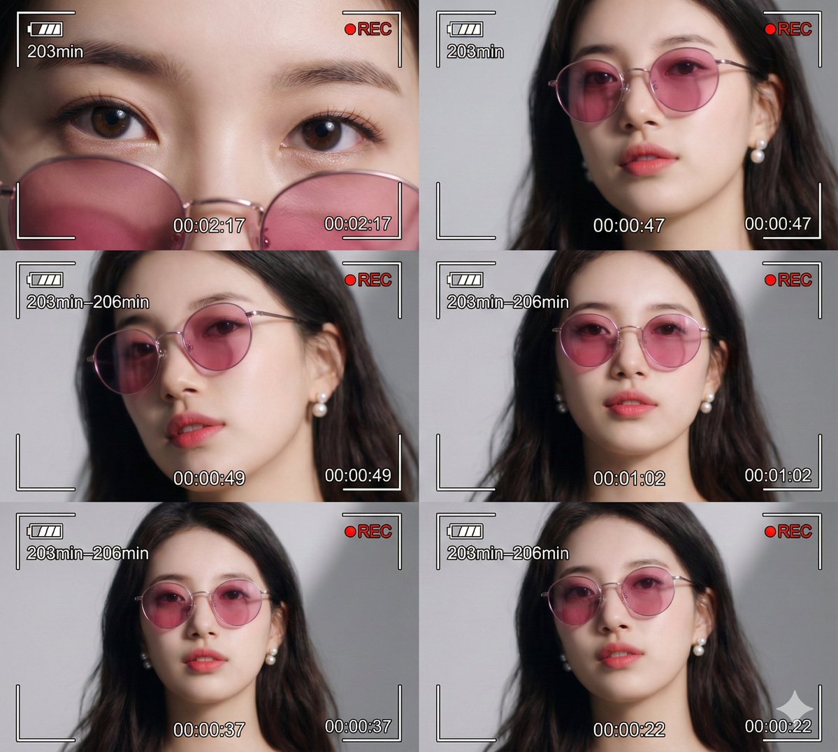 Gen Z Dreamy Six Grid Retro Dv