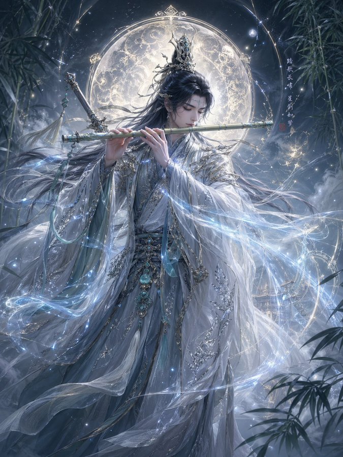 东方仙侠神话圣像概念原画