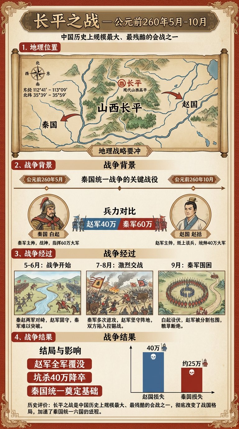 长平之战信息图