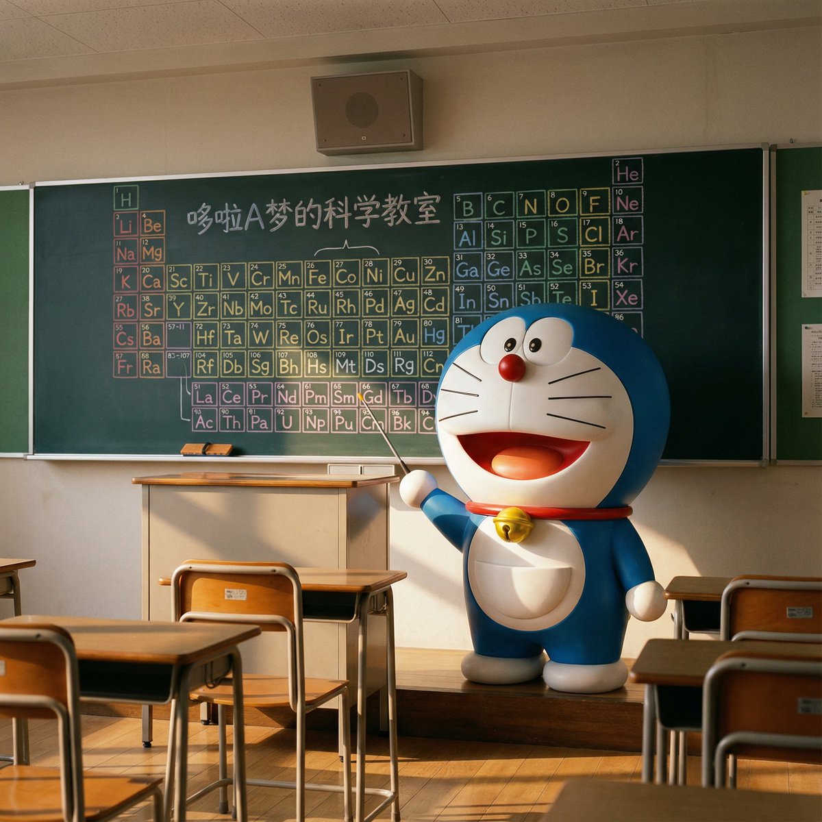哆啦A梦讲课