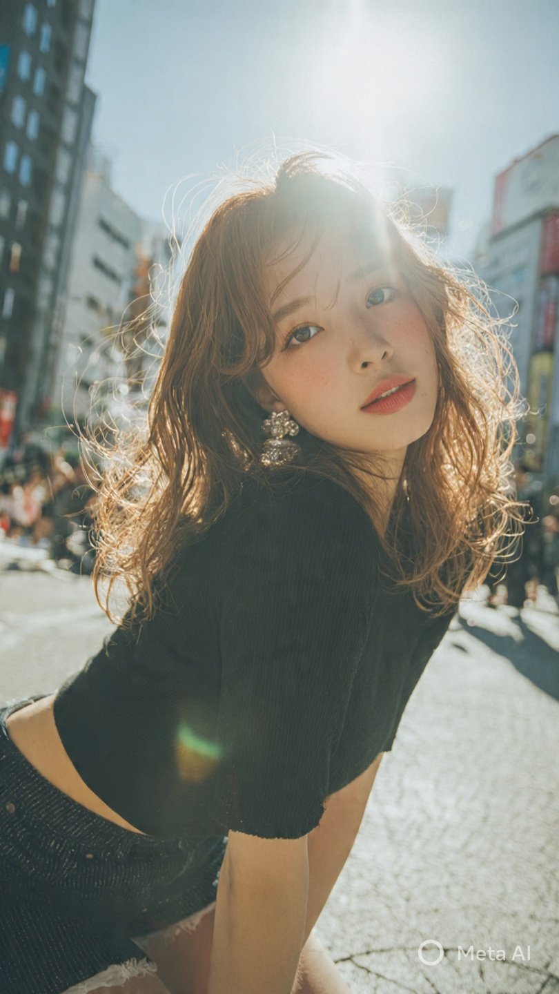一位年轻的日本美女模特