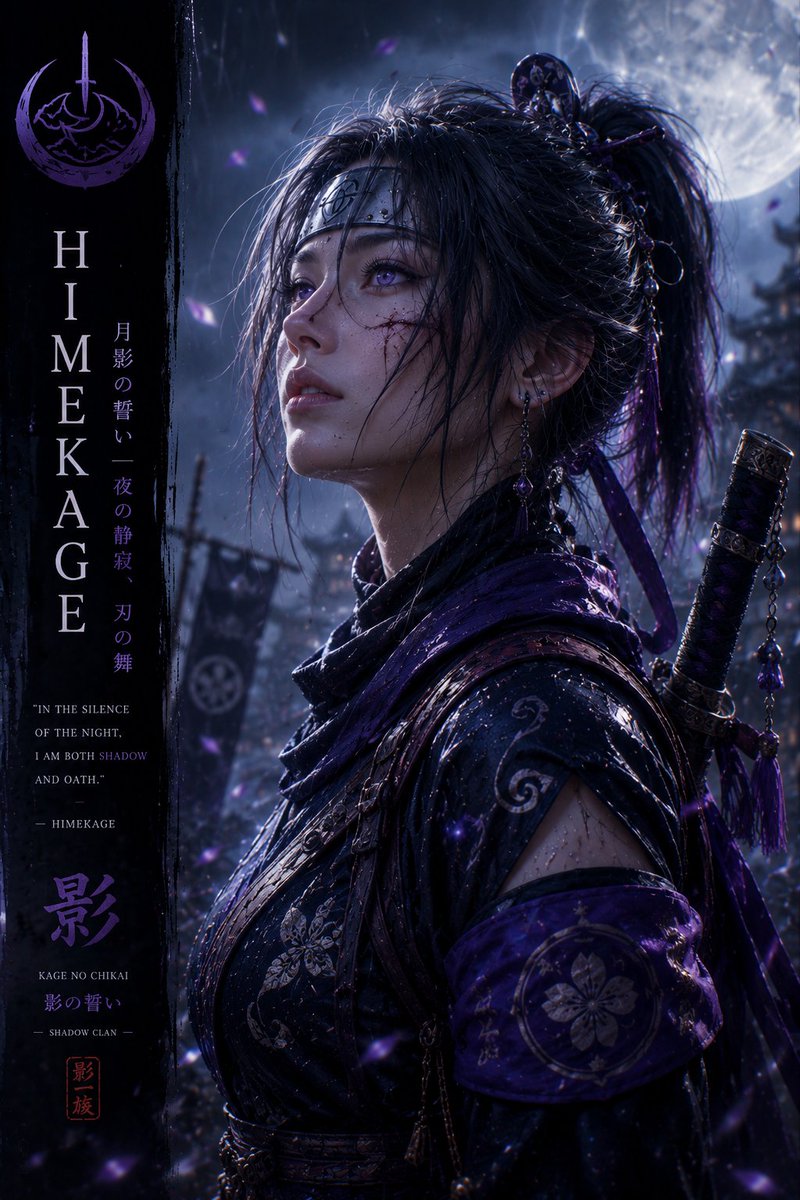 Cinematic Anime Warrior Poster 4