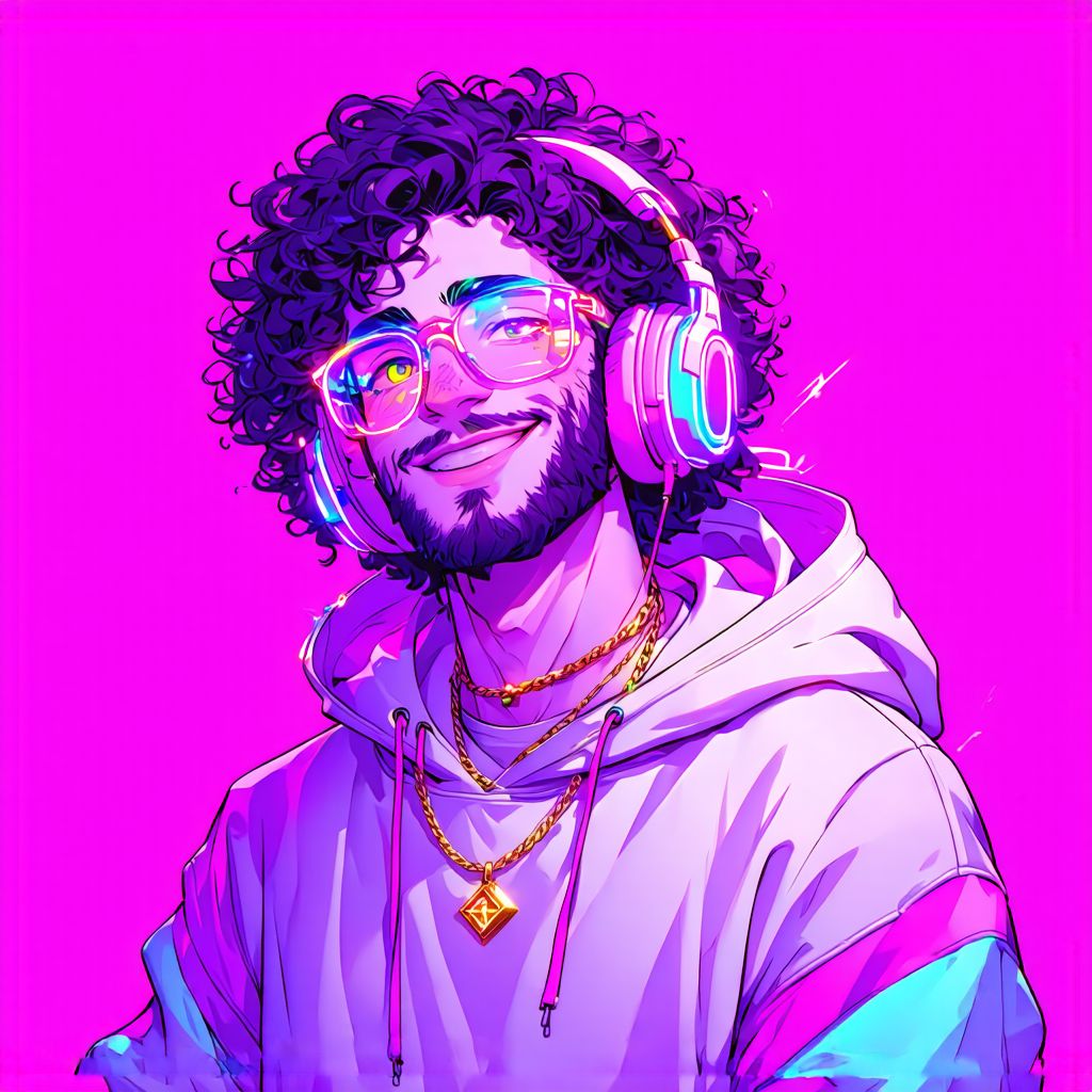 Stable Diffusion prompt: Create a highly detailed and vibrant digital illustration of a stylized characte...