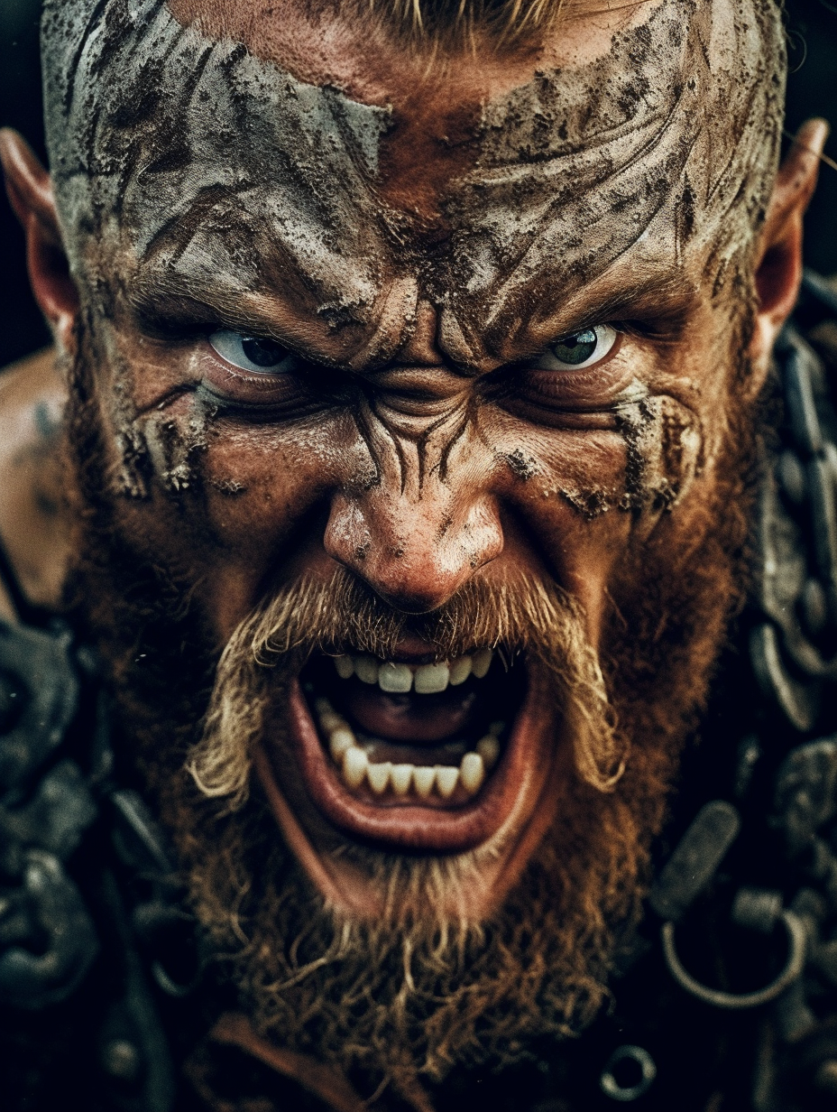 Midjourney prompt: close up photography, blue eyes, dramatic and stunning award winning photo, dram...