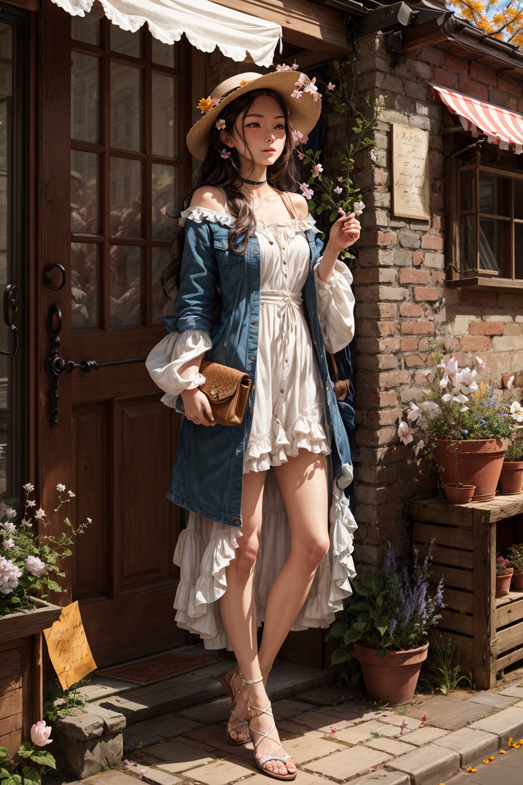 UnstableInkDream prompt: The personification of springtime <lora:add_detail:1>