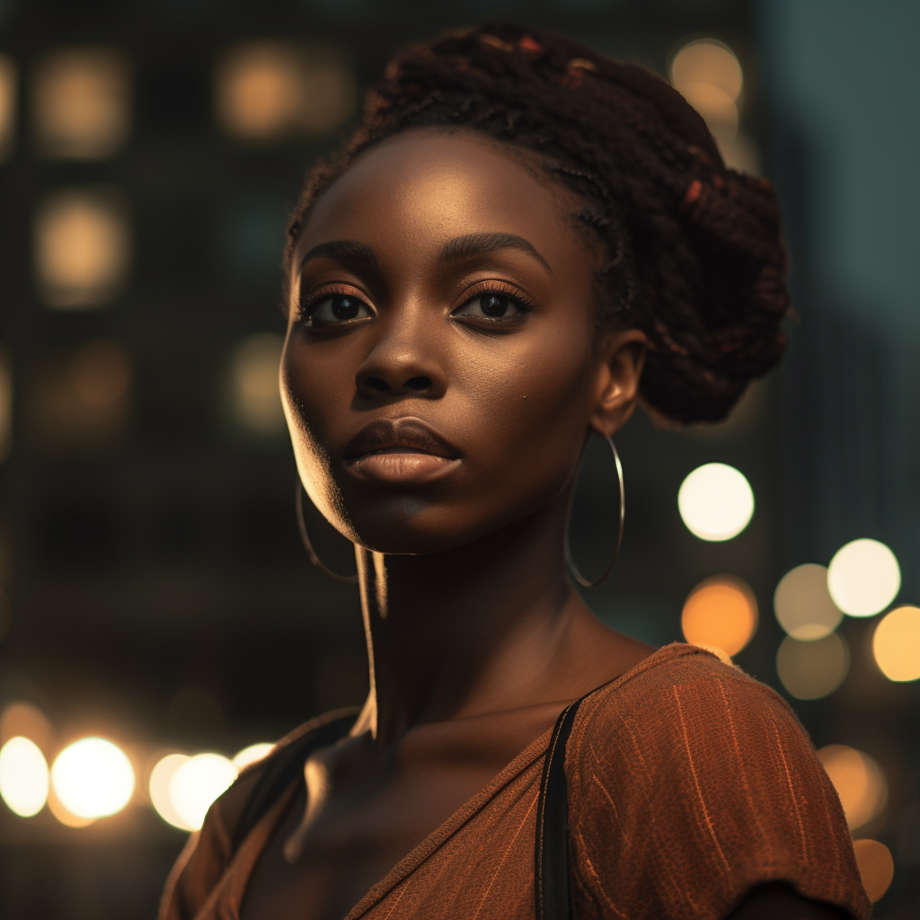 Midjourney prompt: Woman, masterpiece, high quality, whole body, at a high angle, ( perfect face: 1...