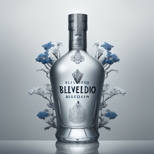 DreamShaper prompt: Ad campaign of belvedere vodka. Product photo --v 5.1 --ar 3:4
