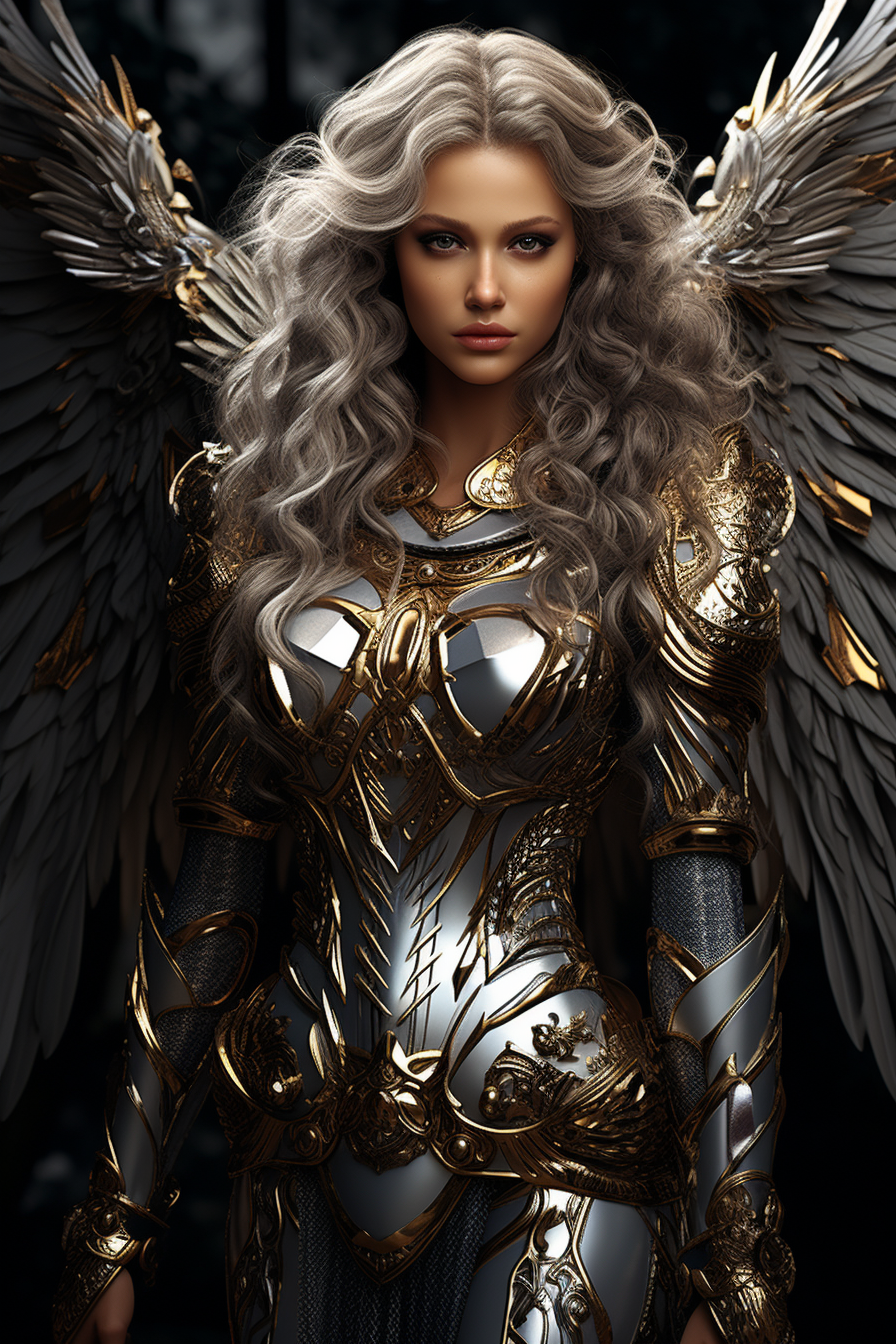 Midjourney prompt: (RAW Photo), Stunning portrait of the beautiful Queen of the Cosmos, with suntan...