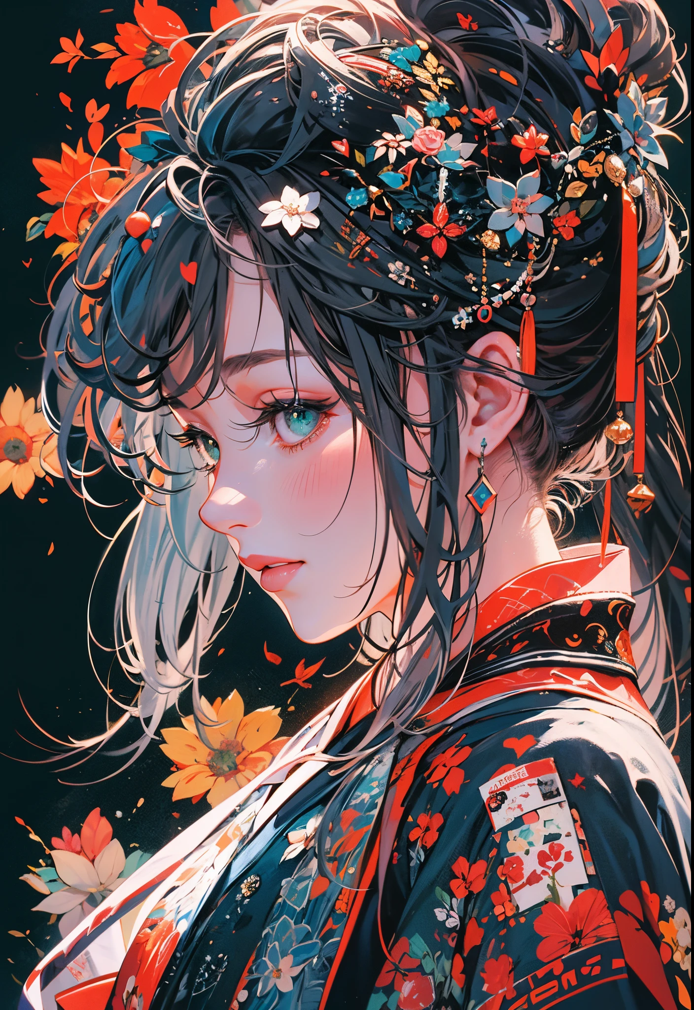 Stable Diffusion prompt: masterpiece, (beautiful and aesthetic:1.5), surrealism, highly detailed, anime, ...
