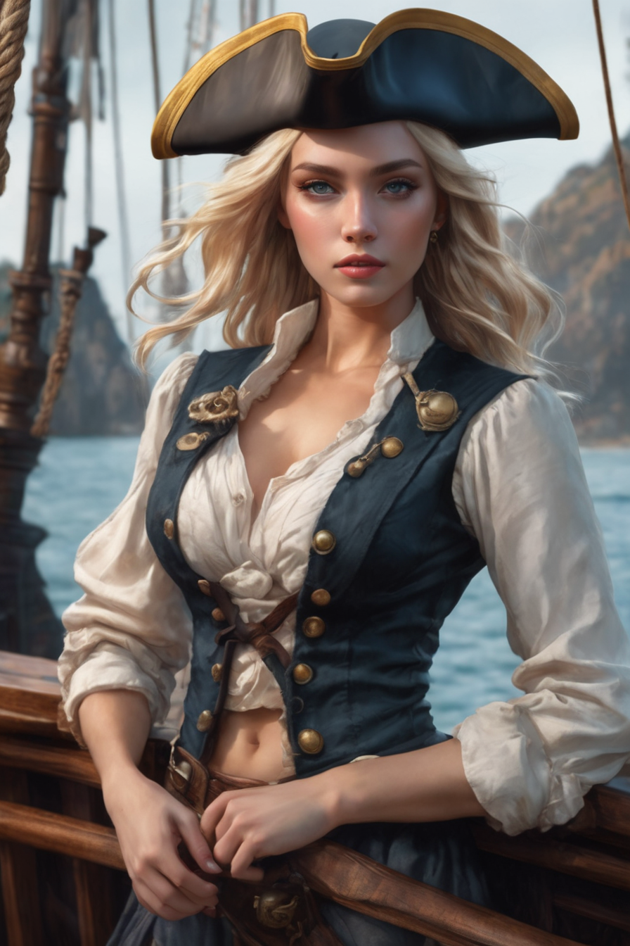 DreamShaper prompt: a stunning realistic photograph portrait of a beautiful blonde 20 year old woman...