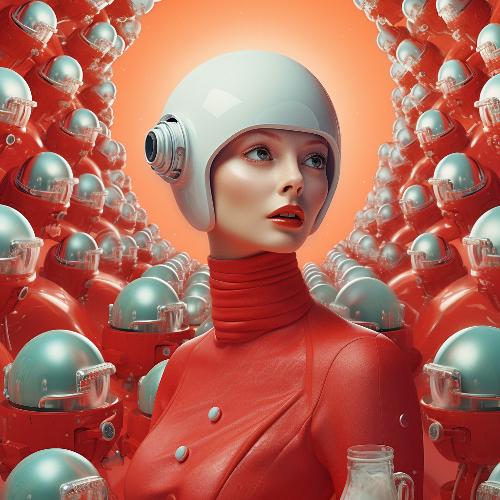 Midjourney prompt: soda ad, in the stlyle of futuristic brand