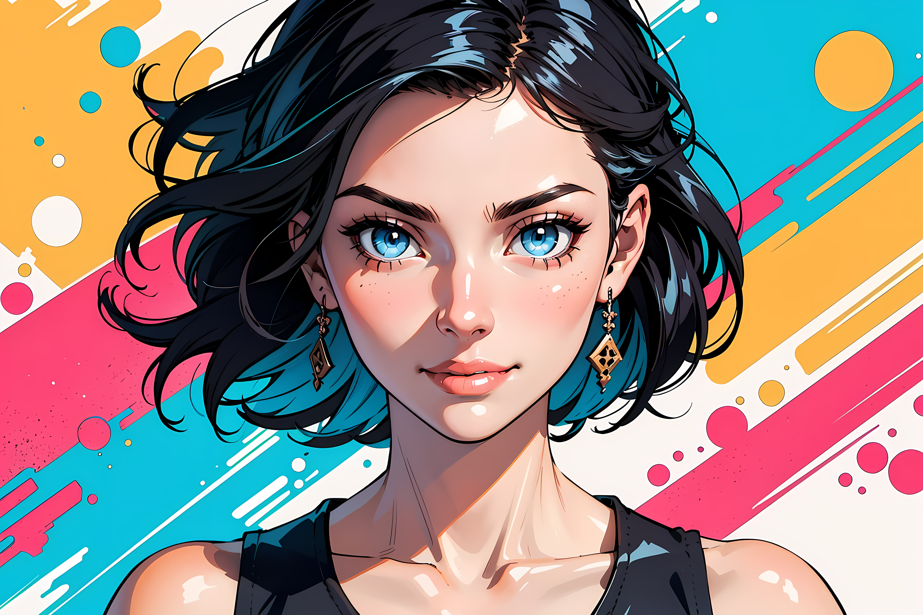 Stable Diffusion prompt: (best quality, masterpiece, perfect face, beautiful and aesthetic:1.2, colorful,...