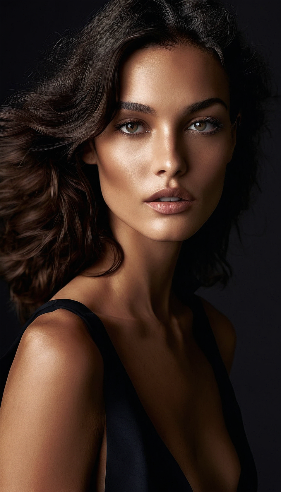 Juggernaut XL prompt: Medium shot portrait of a beautiful model in Donna Karan outfit, fashion shot, e...