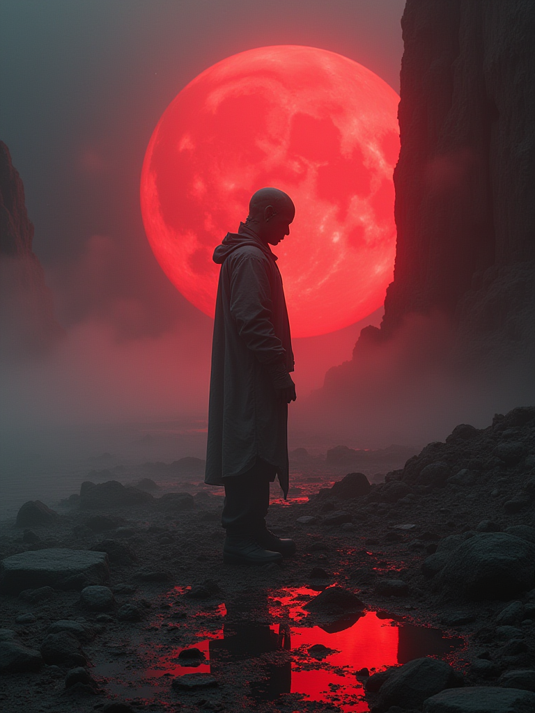 FLUX prompt: hearing the desolation in the heart of songs, I am Tantalus preoccupied by endin...
