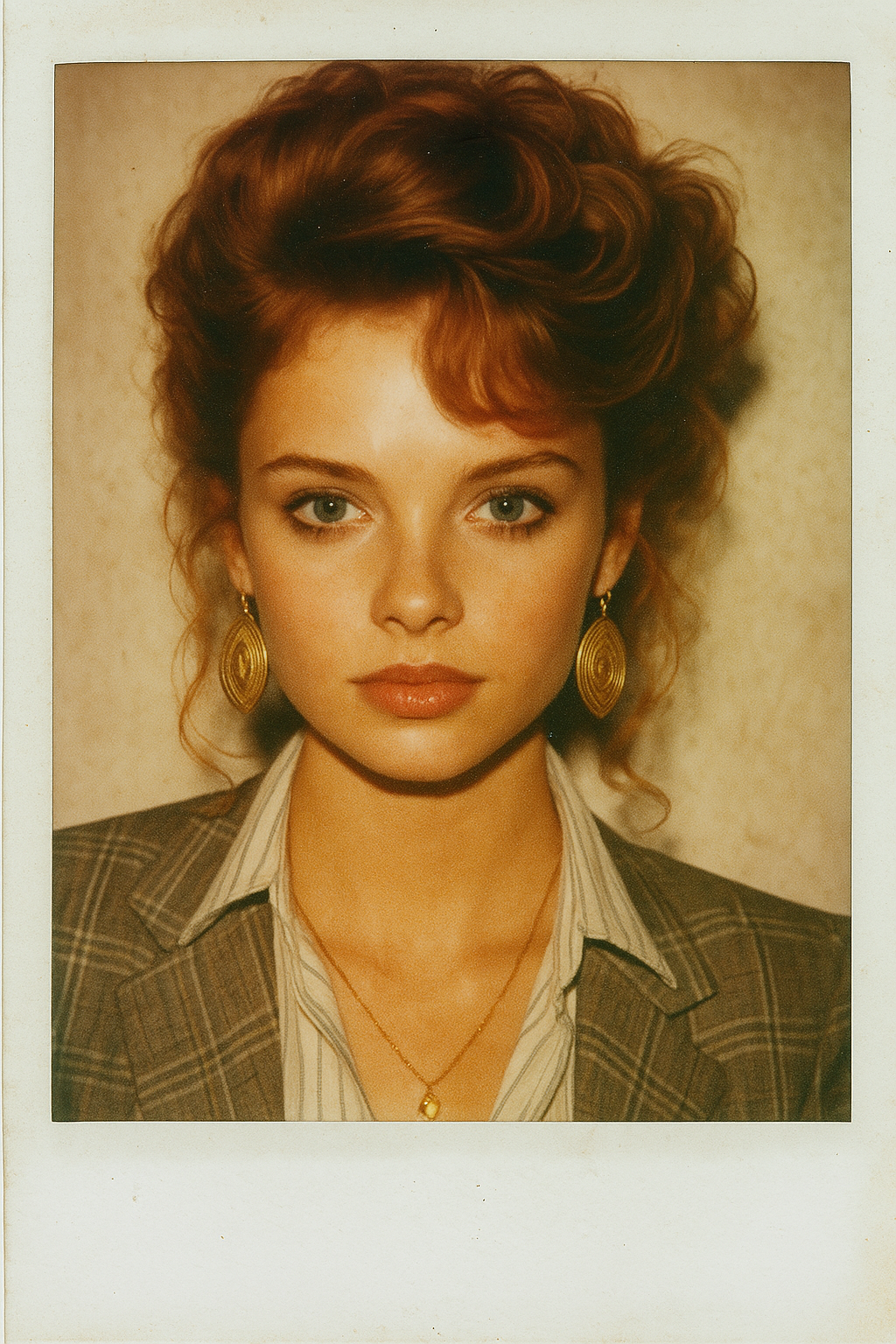 ChatGPT Image prompt: Transforme cette image en photographie polaroïd prise dans les années 80, ce doi...