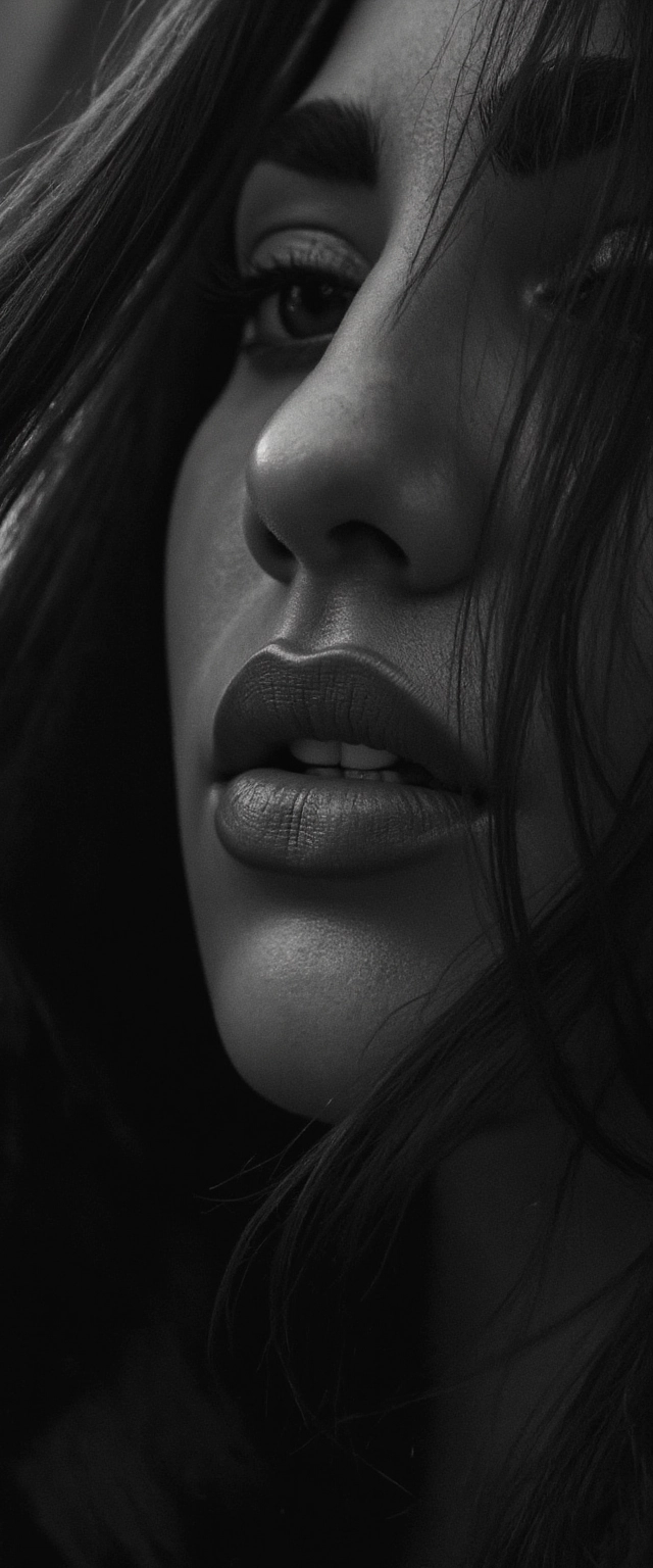 FLUX prompt: black and white photography, fashion editorial, n in studio lights, highres, rea...