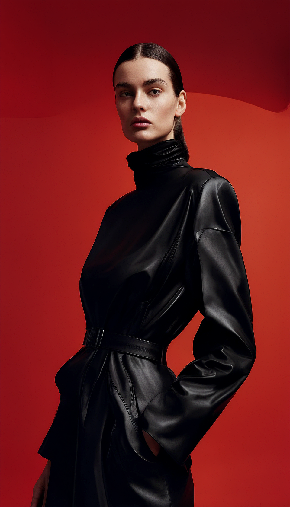 Juggernaut XL prompt: Medium shot portrait of a beautiful model in Balenciaga outfit, fashion shot, ed...