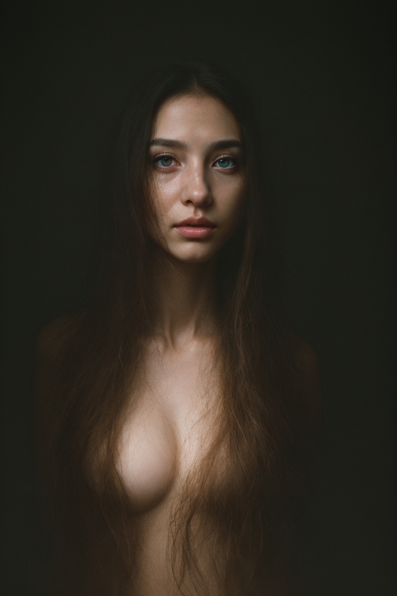 epiCPhotoGasm prompt: a young ethereal woman with flowing long (messy:1.1) golden hair that (cover:1.3...