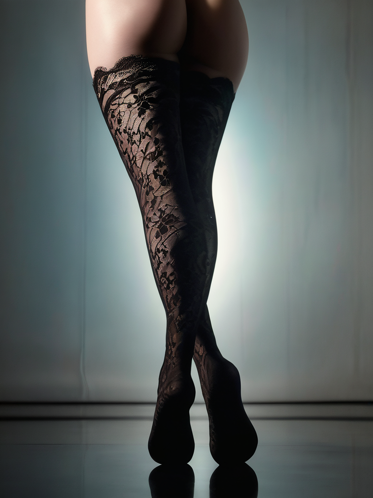 SD XL prompt: Hyper-realistic, photograph of a naked woman standing gracefully in a minimalist...