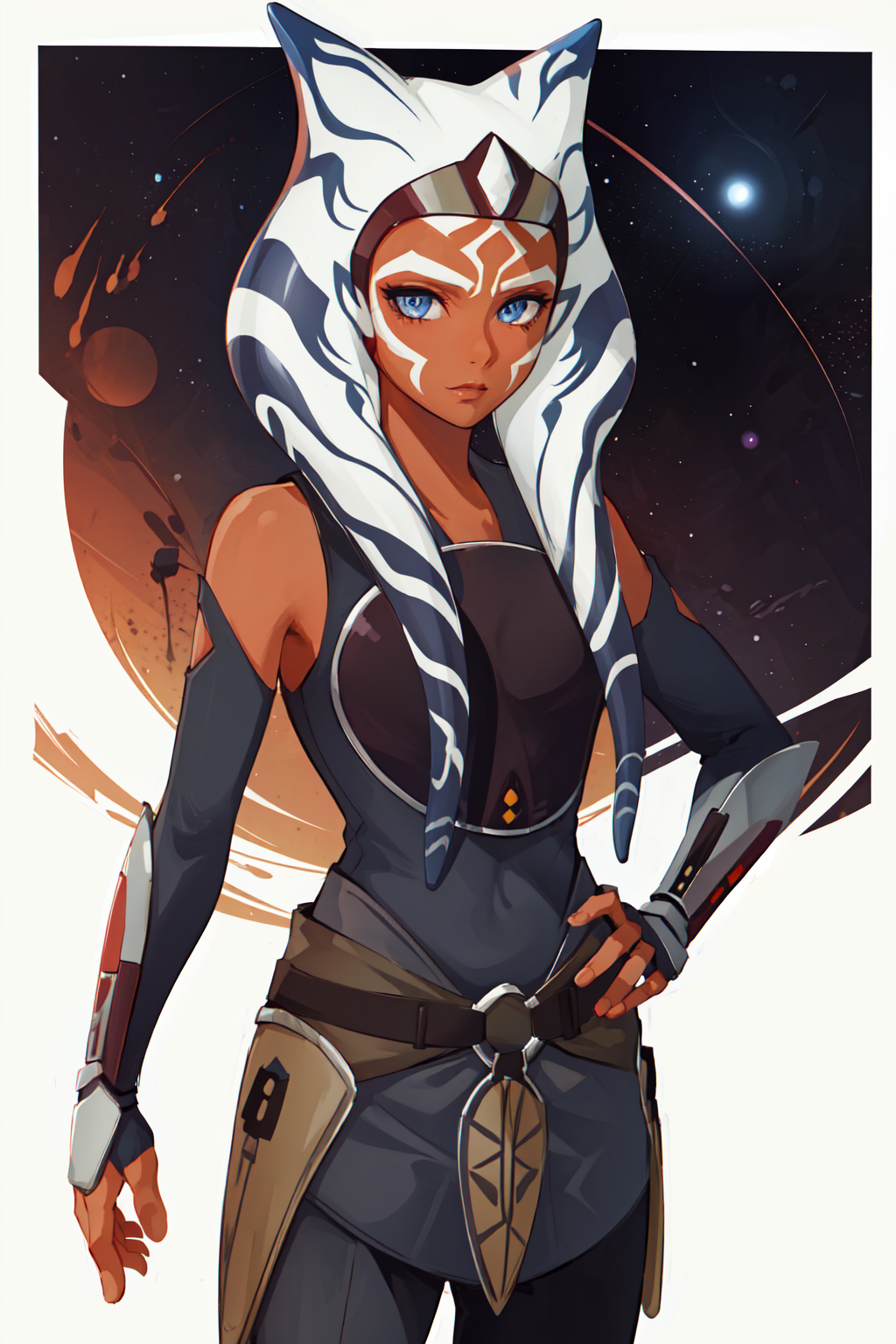 Cetus-Mix prompt: masterpiece, best quality, (1girl), ahsoka_rebels, alien, 1girl, looking at view...