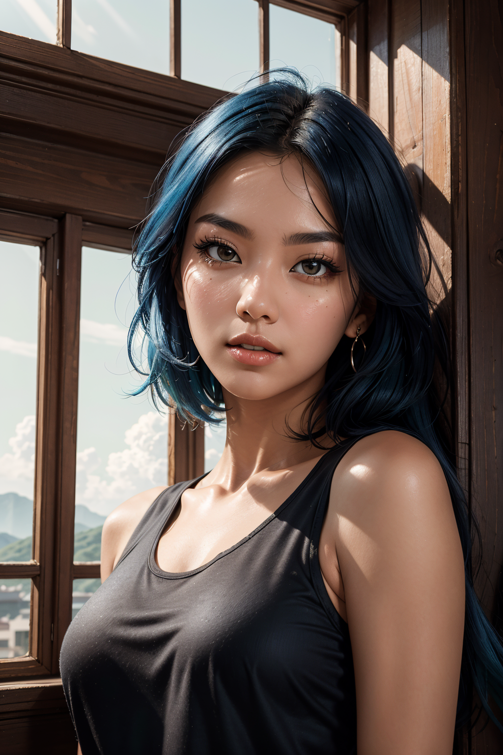 Stable Diffusion prompt: (best quality, masterpiece, perfect face, beautiful and aesthetic:1.2, colorful,...