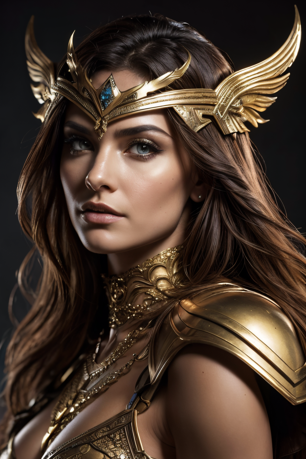 Stable Diffusion prompt: An amazingly detailed drawn (((close-up portrait))), capturing the essence of a ...