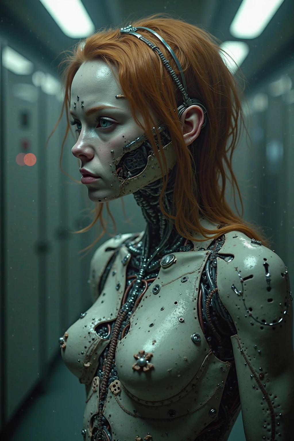 FLUX prompt: A real photorealistic movie scene:A very professional scene in a laboratory:huma...
