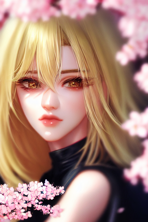 Waifu Diffusion prompt: photo of a gorgeous blonde female in the style of stefan kostic, realistic, half...