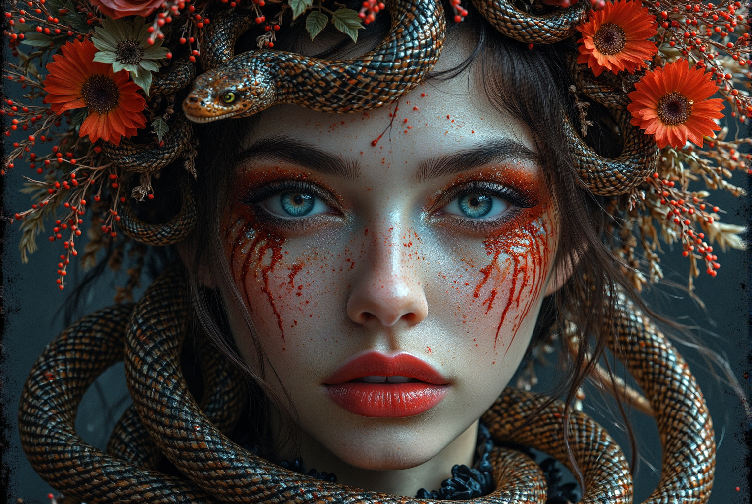 FLUX prompt: looking at camera medieval romanticism neon glowing contoured filigree detailed ...