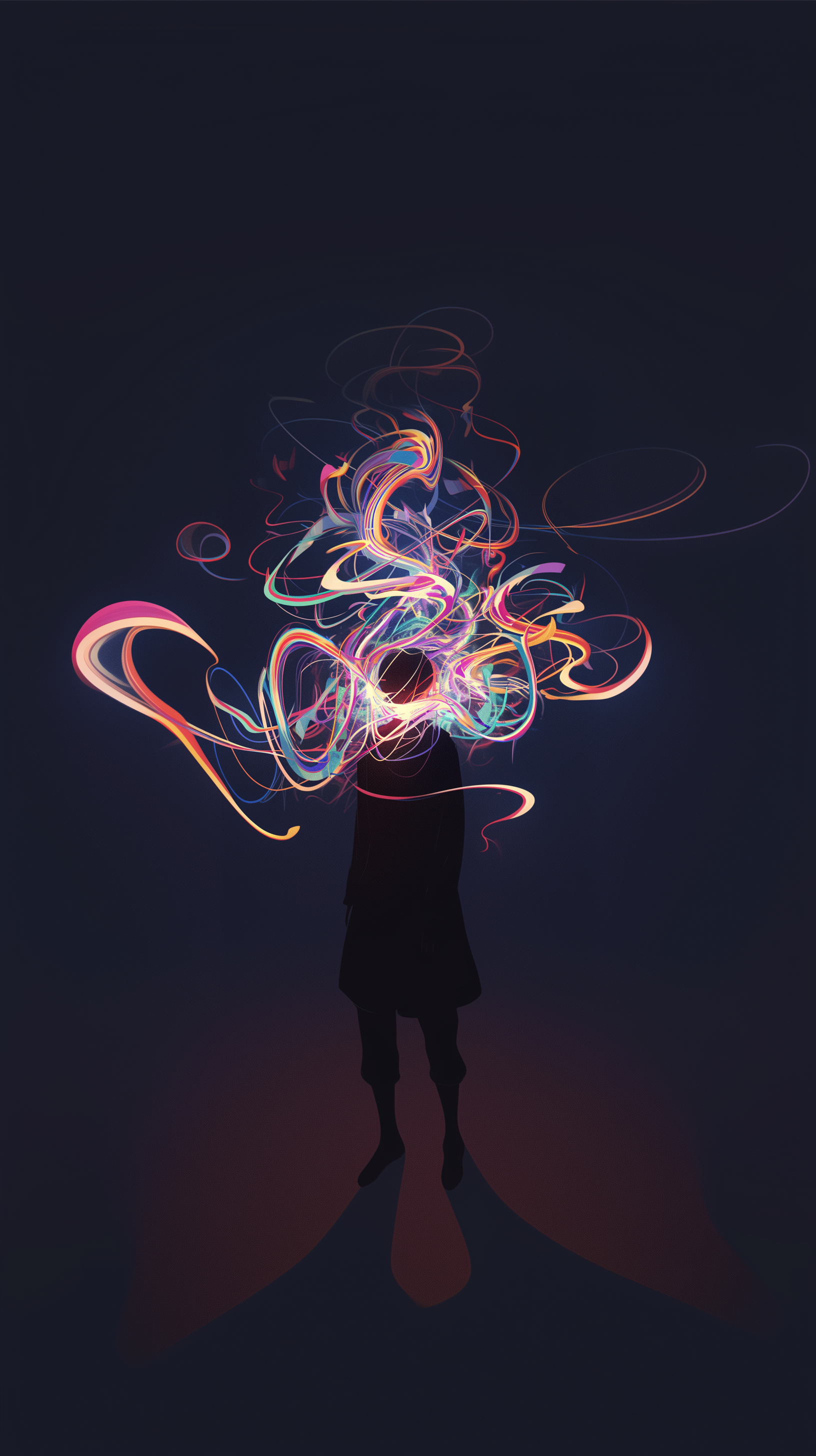 Midjourney prompt: illustration, contemporary digital art, full-body of a female figure, flat color...